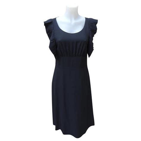 prada viscose|Black Viscose Dress .